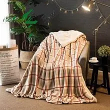 🌹Beautiful Cashmere Fleece Blanket. Super Warm!