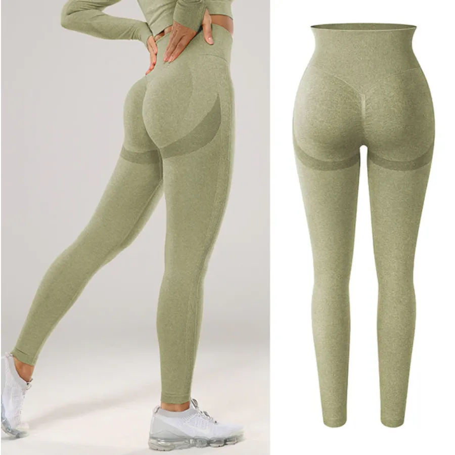 Soft Shade Leggings - Green-Light-Style 1