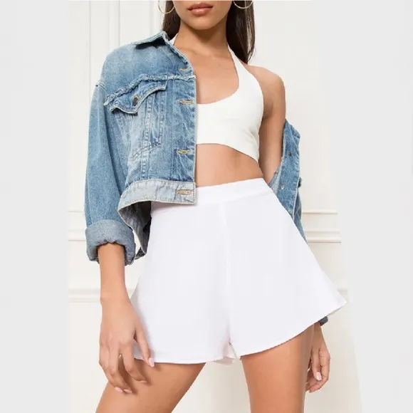 Superdown Cory Flutter White Size Large NWT