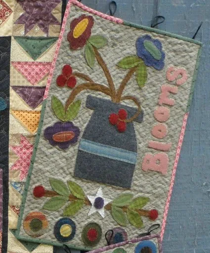 Warm & Wooly - Wool Applique Quilt Pattern PDF